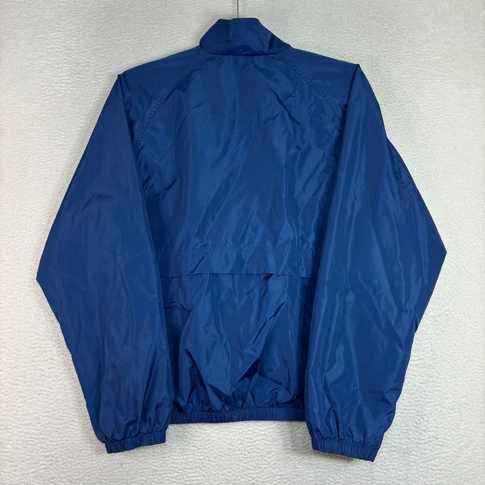 Vintage Nike Windbreaker Jacket Women S Blue Full Zip Nylon Mesh Lined 90s